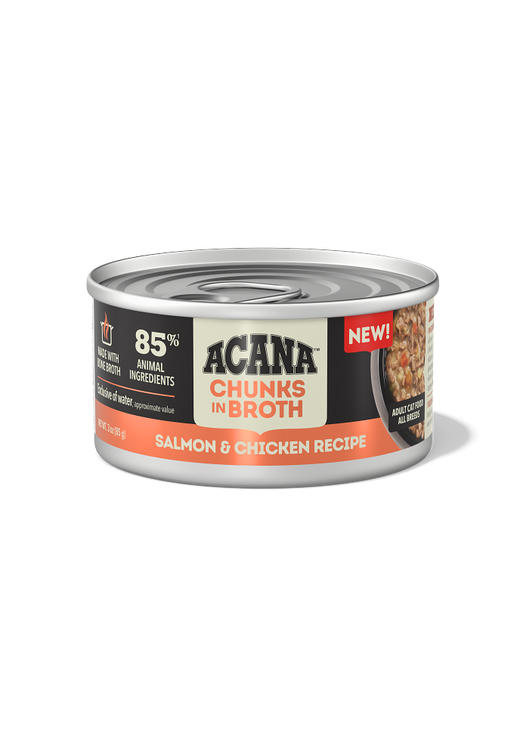 Chunks in Broth Salmon & Chicken Recipe 3oz